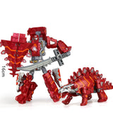 Load image into Gallery viewer, Large Dinosaur Robot Transforming Toys Transform Dinosaurs Action Figures 5 in 1 Playset Stegosaurus