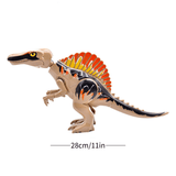 Load image into Gallery viewer, 12&quot; Dinosaur Jurassic Theme DIY Action Figures Building Blocks Toy Playsets Brown Spinosaurus