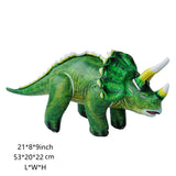 Load image into Gallery viewer, 7 PCS Inflatable Jungle Dinosaur Realistic Figures Great for Pool Party Decoration Triceratops