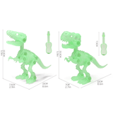Load image into Gallery viewer, Glow in the Dark Dinosaur DIY Take Apart Fluorescent Skeleton Educational Toy for Kids