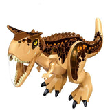 Load image into Gallery viewer, 12‘’ Dinosaur Jurassic Theme DIY Action Figures Building Blocks Toy Playsets Brown Carnotaurus / 17*28.5cm