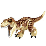 Load image into Gallery viewer, 12‘’ Dinosaur Jurassic Theme DIY Action Figures Building Blocks Toy Playsets Brown T-Rex / 17*28.5cm