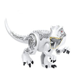 Load image into Gallery viewer, 12‘’ Dinosaur Jurassic Theme DIY Action Figures Building Blocks Toy Playsets White T-Rex / 17*28.5cm
