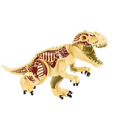 Load image into Gallery viewer, 12‘’ Dinosaur Jurassic Theme DIY Action Figures Building Blocks Toy Playsets Yellow T-Rex / 17*28.5cm