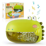 Load image into Gallery viewer, Automatic Electric Bathtub Dinosaur Bubble Blower Machine Bubble Making Toy with Music