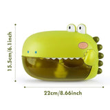 Load image into Gallery viewer, Automatic Electric Bathtub Dinosaur Bubble Blower Machine Bubble Making Toy with Music