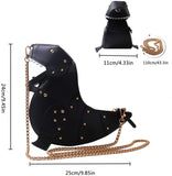 Load image into Gallery viewer, Fashion Stegosaurus Bag Dinosaur Shape Shoulder Bag PU Leather Rivet Purses Handbag