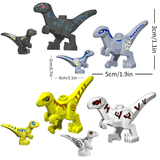 Load image into Gallery viewer, 12&quot; Dinosaur Jurassic Theme DIY Action Figures Building Blocks Toy Playsets 4 Pcs Combo